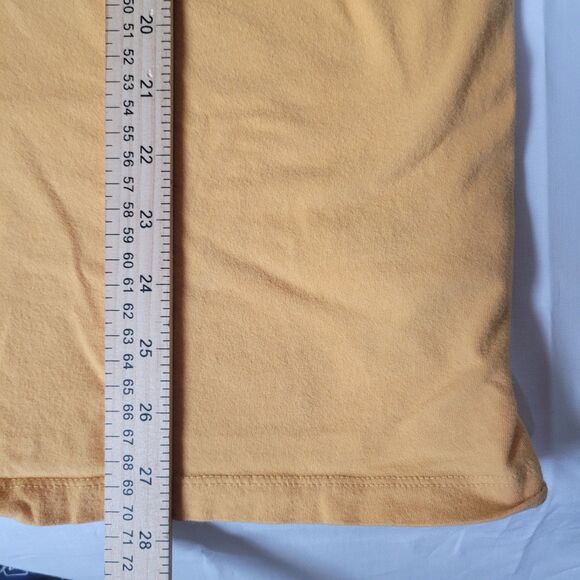 The North Face Half Dome T-Shirt L Yellow Graphic Logo Outdoor Casual Tee - Picture 5 of 8